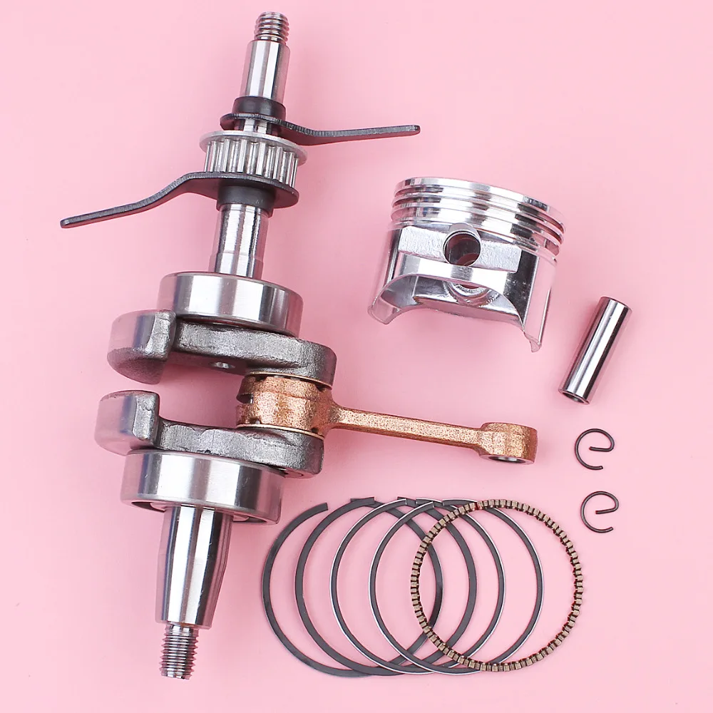 crankshaft 39mm piston pin ring circlip kit for honda gx35 gx 35 4 stroke lawn mower small gas engine motor part free global shipping