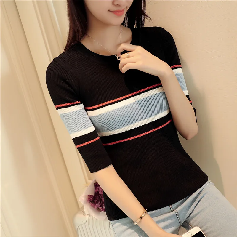 2017 Новый Модный брендовый свитер высокого качества на весну и лето женские