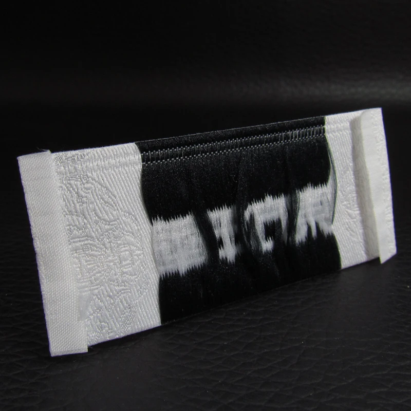 Аксессуары для одежды на заказ тканые ярлыки с индивидуальным логотипом печати
