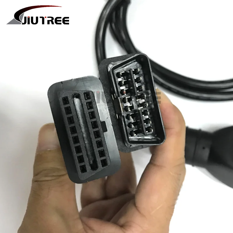 Кабель OBDII с 12 контактным диагностическим кабелем для грузовика Vocom 12pin кабель +