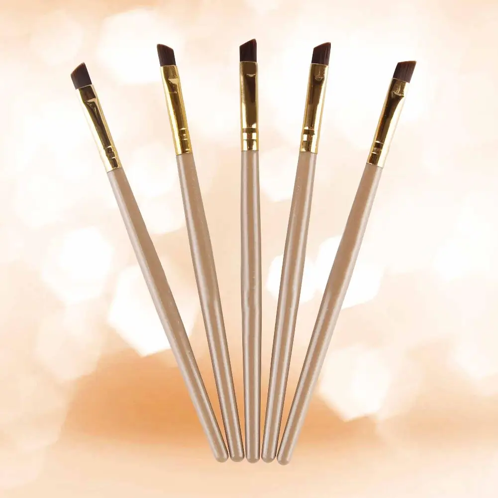 Наклонная головка кисть для бровей алюминиевая трубка нейлоновая тушь волос