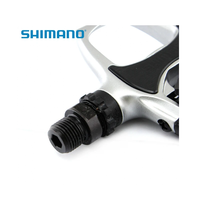 Shimano PD-R540 SPD-SL педали для шоссейного велосипеда бесклипсовая SM-SH11 бутсы черный/белый/серебристый
