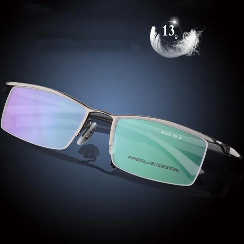 Титановые мужские Полуободковые очки TR90 оптические Rx able|glasses optical|frame glasseshalf rim