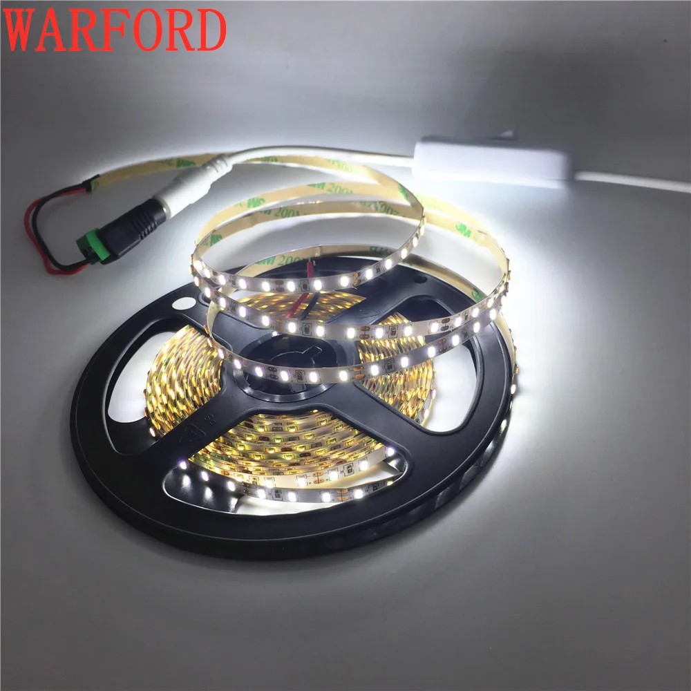 DC12V 3014 120leds/m 600leds IP30/IP65 Non-waterproof/Waterproof in Heat shrinkable tube White / warm white Red /blue Green | Освещение