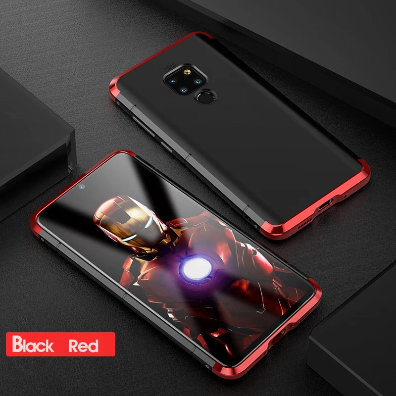 Алюминиевый металлический бампер для Huawei Mate 20 Pro Чехол ударопрочный Жесткий ПК