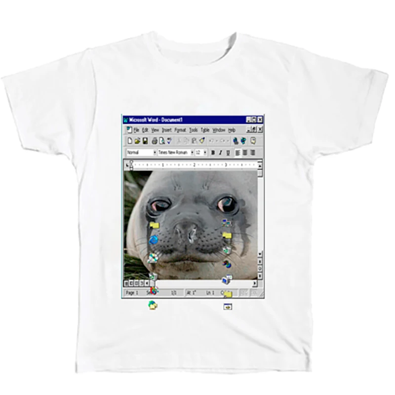 Хлопчатобумажная футболка с принтом в виде мема WINDOWS 98|cotton t-shirt|t-shirt t-shirtprint t-shirt |