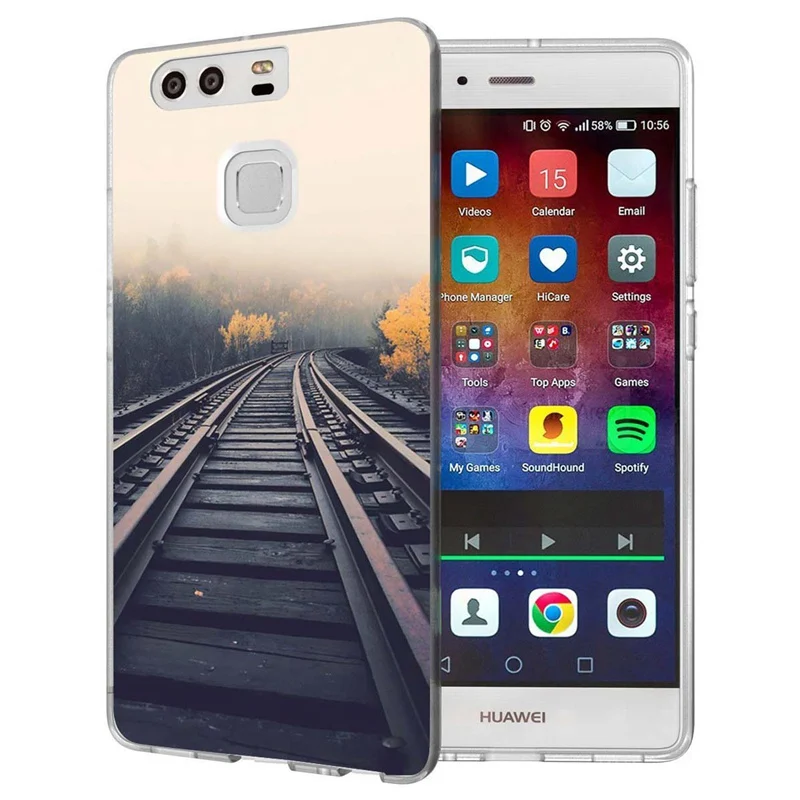 Для Huawei P9lite/P8 Lite 2016 2017 Y5 II 2 Y5ii/Y6 Compact/Honor 5A LYO-L21 Мягкий ТПУ силиконовый прозрачный