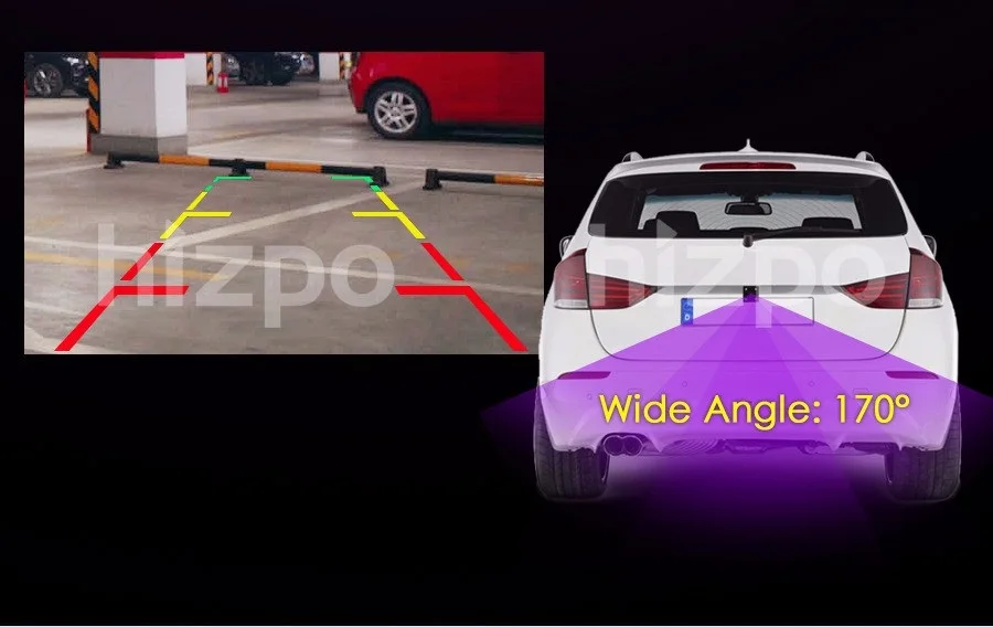 Auto Universal Waterproof Car Rear View Camera Navigation Lights Reversing back up CCD Parking Assistance | Автомобили и