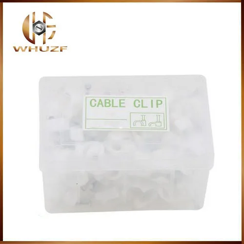 Cable fixed 14/16/18/22/25mm Flat or Round CCircle Path cable clips with Nail Wire U Circle Clamp | Обустройство дома