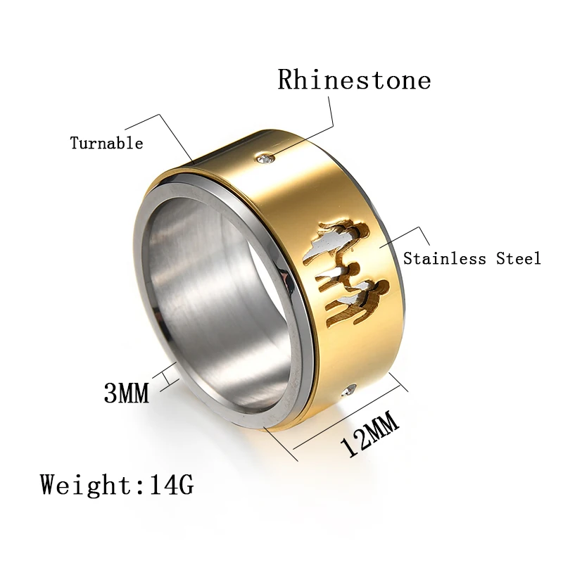 Мужское и женское кольцо с фианитом золотистого/серебристого цвета|ring jewelry|love