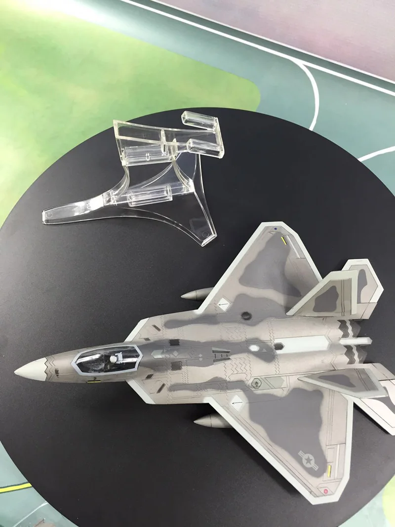 Коллекционный 1/72 масштаб военный сплав авиасимулятор F-22 Raptor самолет-истребитель со статической моделью для фанатов детский подарок
