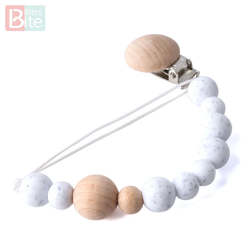 Bite Bites 15mm 10pcs Silicone Beads Food Grade Silicone DIY Baby Teething Necklace Chewable Silicone Bead Teething Baby Teether