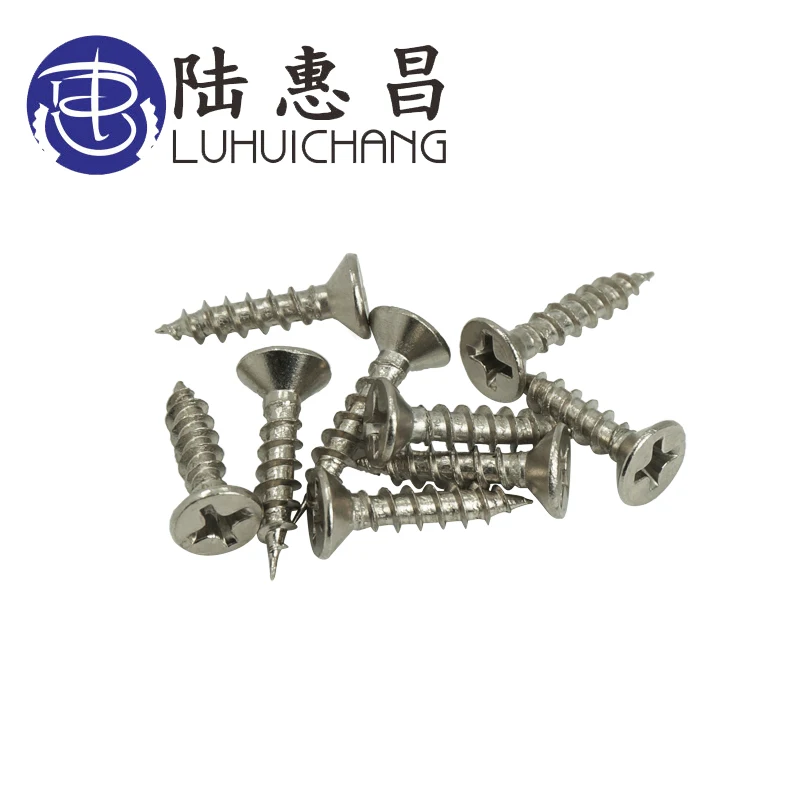 LUCHANG 500 шт M1.4 M1.7 M2 M3 никелирование поперечное углубление потайная плоская головка
