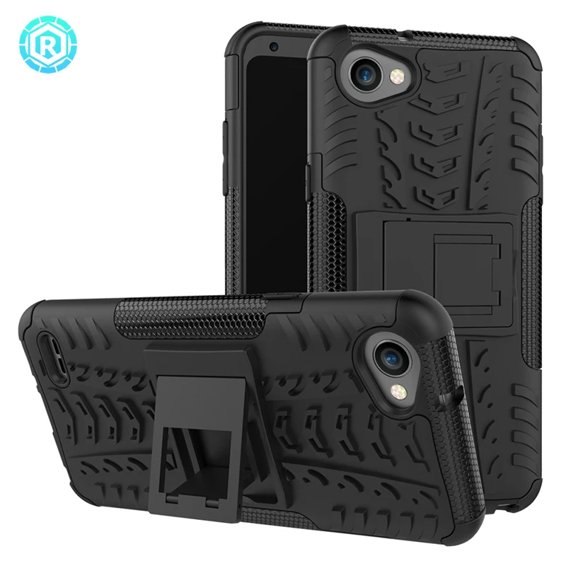 Rfor LG q6 случае m700n m700a В виде ракушки Мягкие TPU + PC чехол Защитный смартфон Чехол Alpha