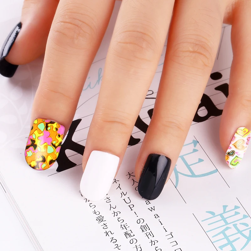 наклейки для ногтей на ногти маникюр дизайн набор маникюра 24 шт./лот 3D красоты