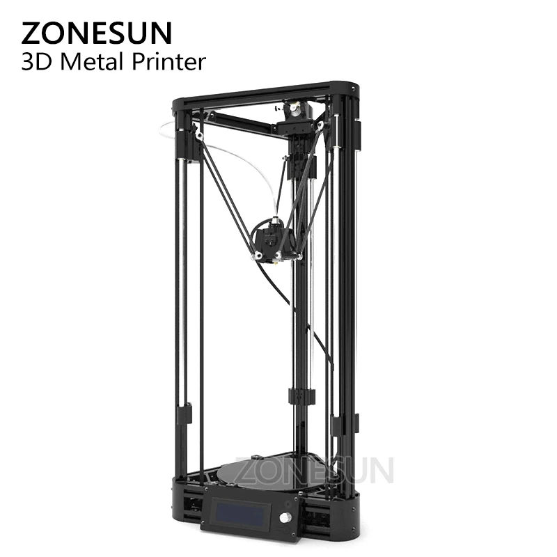 ZONESUN 3D MICROMAKE Принтер шкив версия DIY обучения комплект литья под давлением Delta