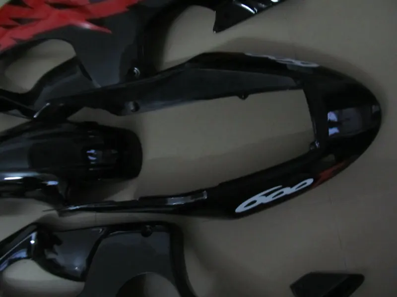 Набор обтекателей для HONDA CBR600F4 99 00 CBR600 F4 1999 2000 ABS красный глянцевый черный набор +