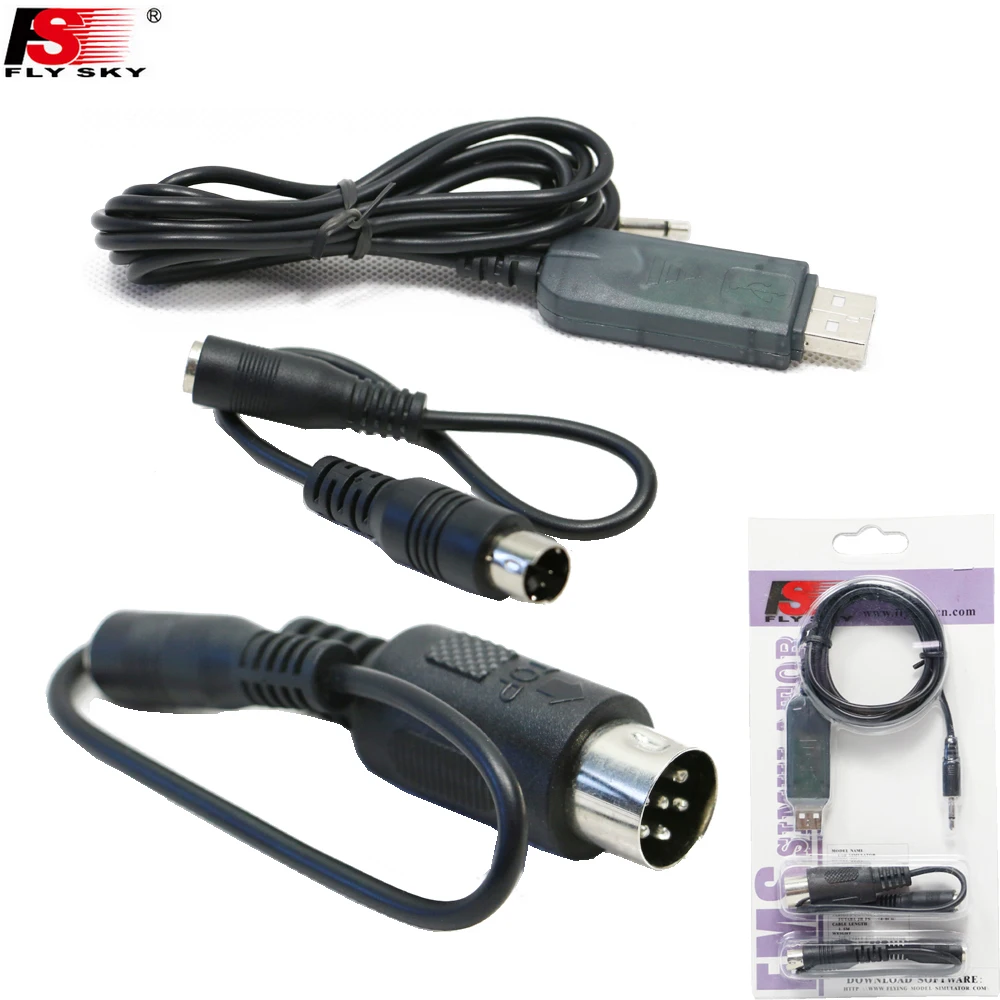 Flysky USB симулятор полета с кабелем FMS контроллер вертолета 2 4G Бесплатная