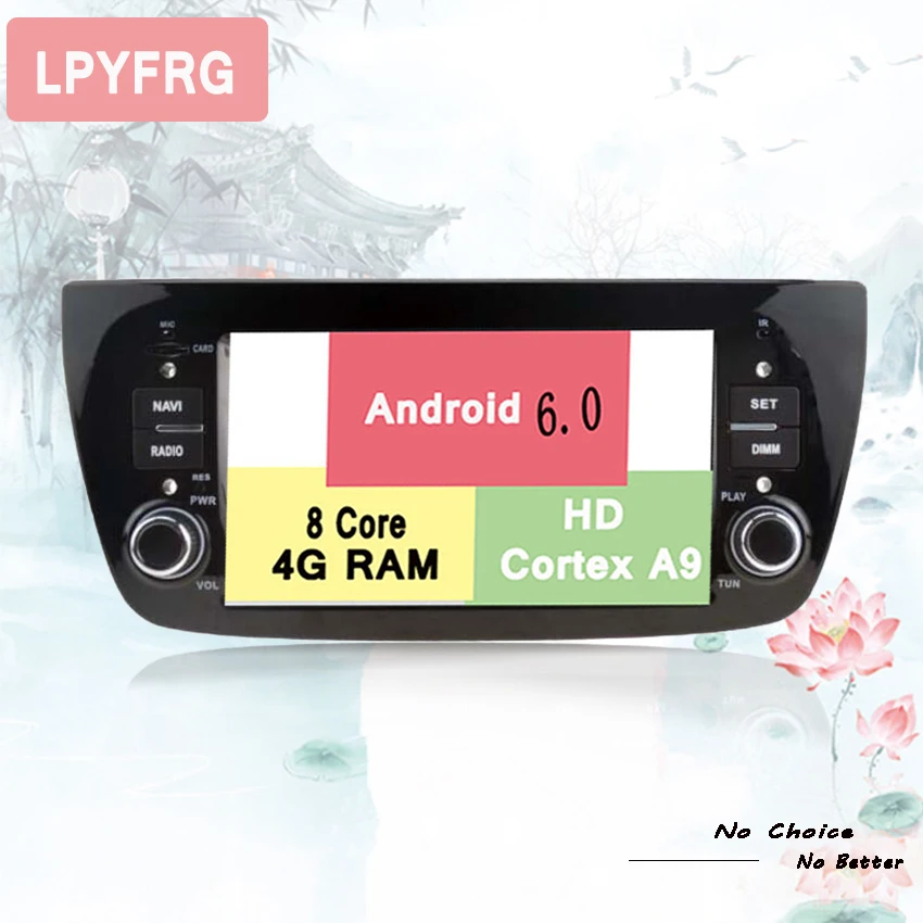 Автомобильный Dvd плеер Deckless для FIAT DOBLO 2010 2014 android 10 0 gps Аудио мультимедийный