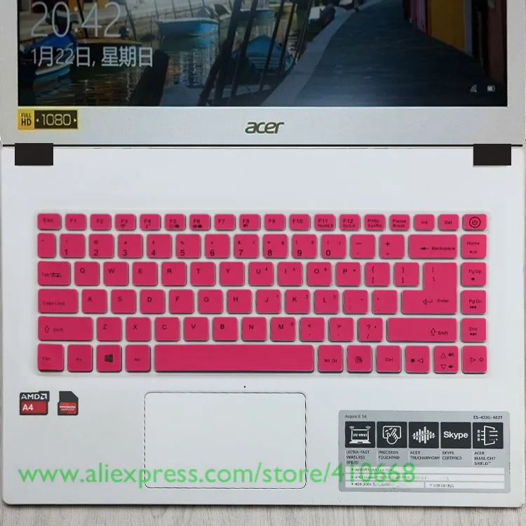14 дюйм чехол для клавиатуры защитная пленка Acer Aspire 3 A314-31 ES1-433G A314 E1-410/422/432/470/472 ES1-411