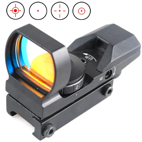 Hunting Outdoor Tactical Red Green Dot Sight Multi- Reticle 4 Reflex Rifle Scope 1X22X33 Airsoft Optical Rail | Спорт и развлечения