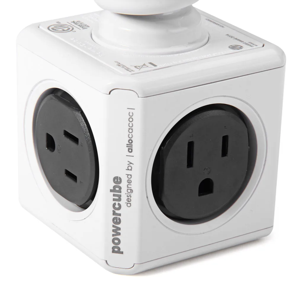 2018 Новый Allocacoc MagicCube дизайн в форме Расширенный разъем питания США Plug 4 розетки