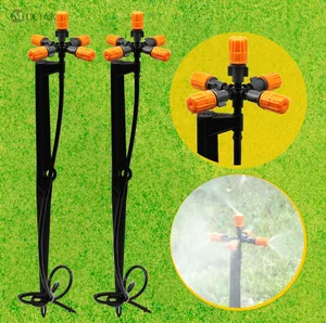 MUCIAKIE 10 комплектов садовая патио водяной туман воздушный туманообразующий охлаждающий микро оросительная система с шипами 45 см Стойка парниковые разбрызгиватели