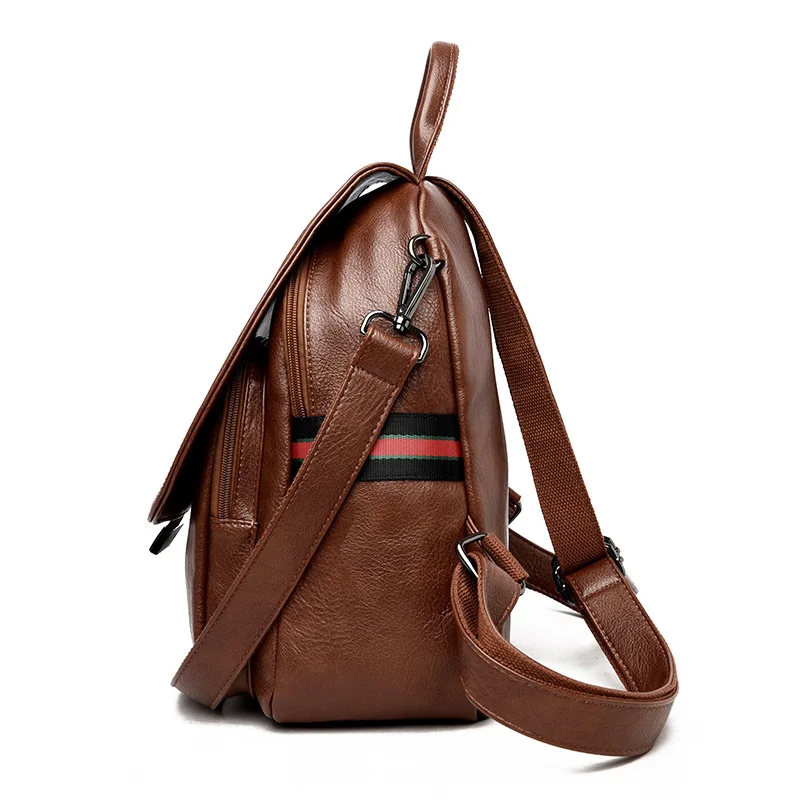 Большой Вместительный женский рюкзак модная дорожная сумка новый бренд мягкая