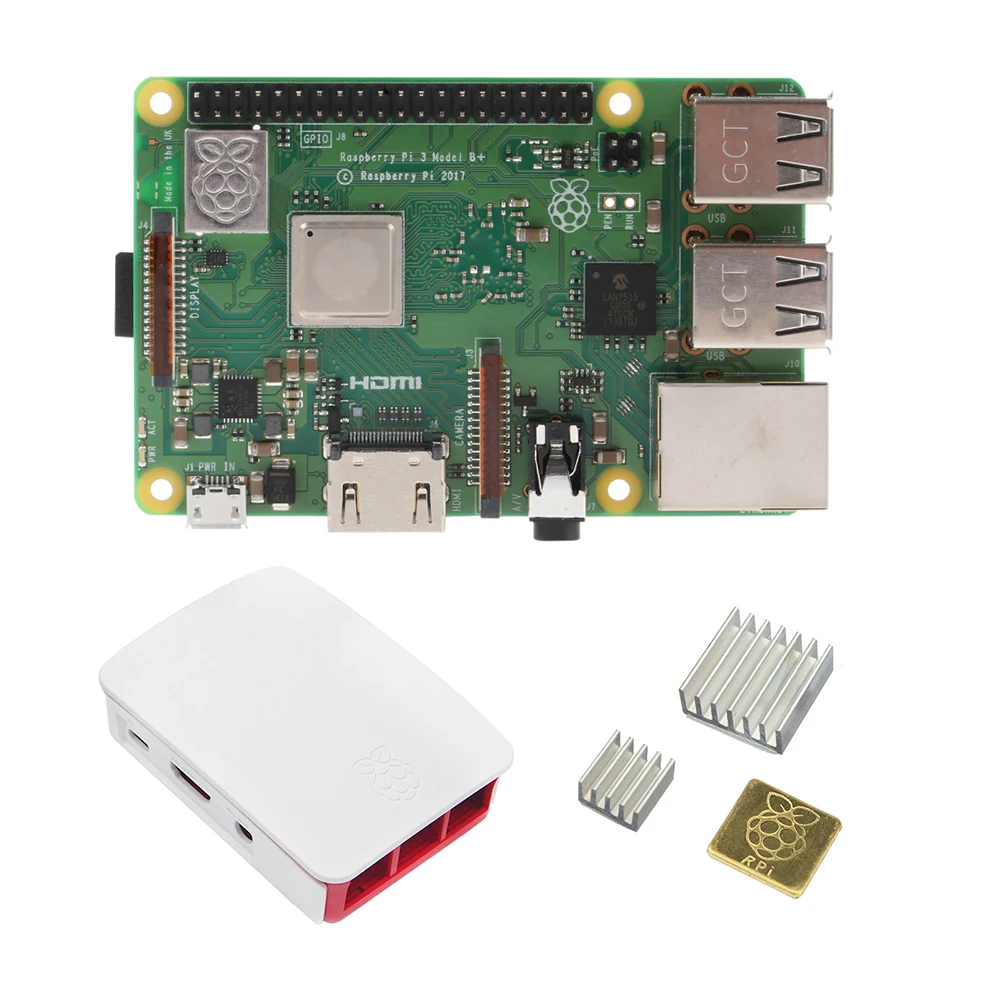 Флюоресцентная плата (флюоресцентная) + чехол из АБС пластика теплоотвод Mini PC Pi