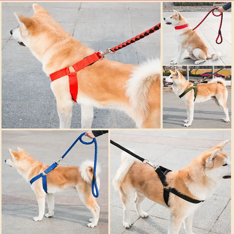 Поводок для собак нейлоновый поводок регулируемый собачьего ошейника костюм из