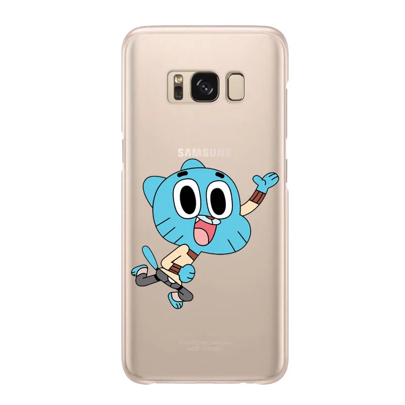 Аниме ТВ удивительный мир Gumball программный телефон задняя крышка для samsung S7 S8 S6