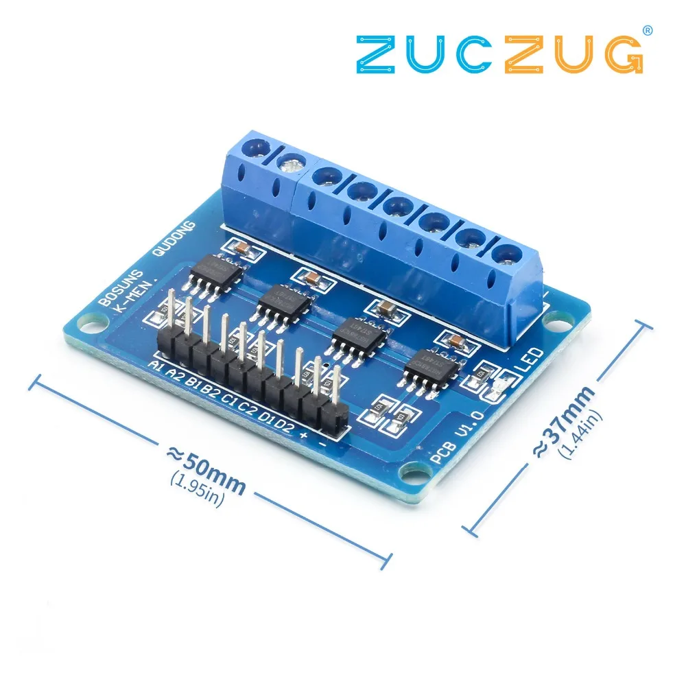 4 канальная плата контроллера шагового двигателя постоянного тока HG7881 для