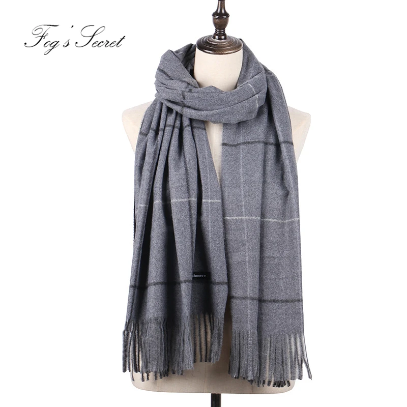 Women Big Pashmina palatine Business shawl For female 2019 Winter Warm handkerchief | Аксессуары для одежды