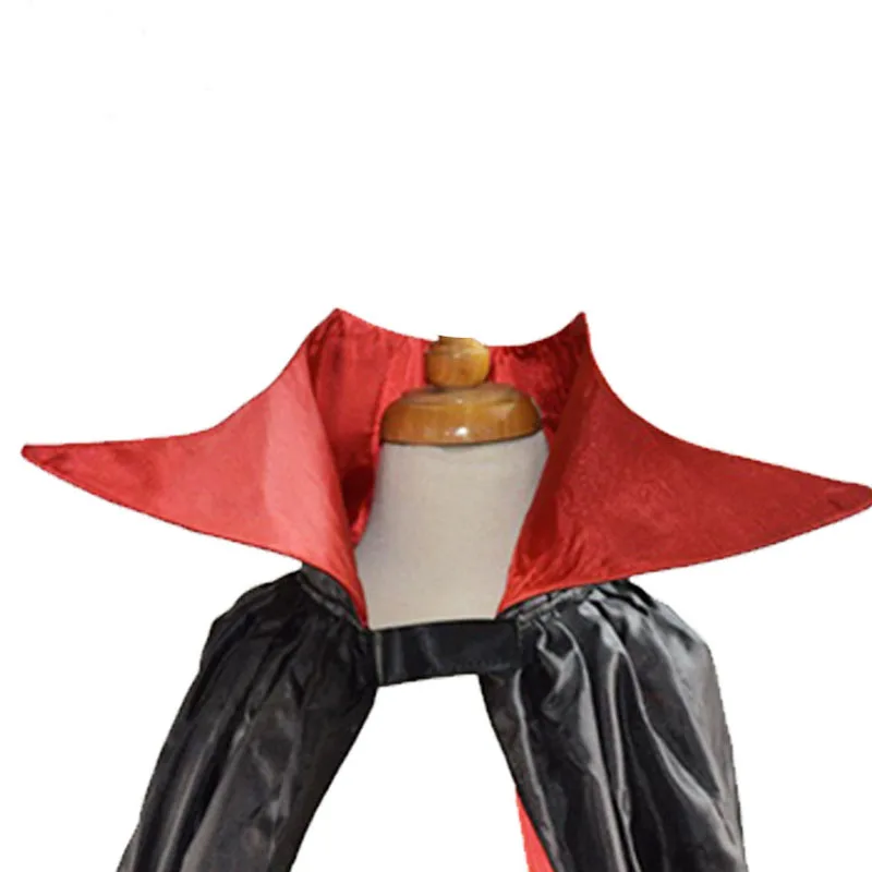 

New Party Devil Vampire Cape Medieval Halloween Costume Cosply Stage Performance Outfits Children's Day for child Teenage
