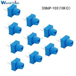 Резистор потенциометра Trimpot 3386P-1-103, 10 кОм, 10 кОм, с ручкой, для Arduino