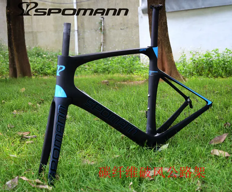 Новинка 3 цвета SPOMANN Racing 700C дорожный велосипед матовый UD полностью из углеродного волокна, руль для велосипедных рам+ вилка+ подседельный штырь+ гарнитуры+ BB