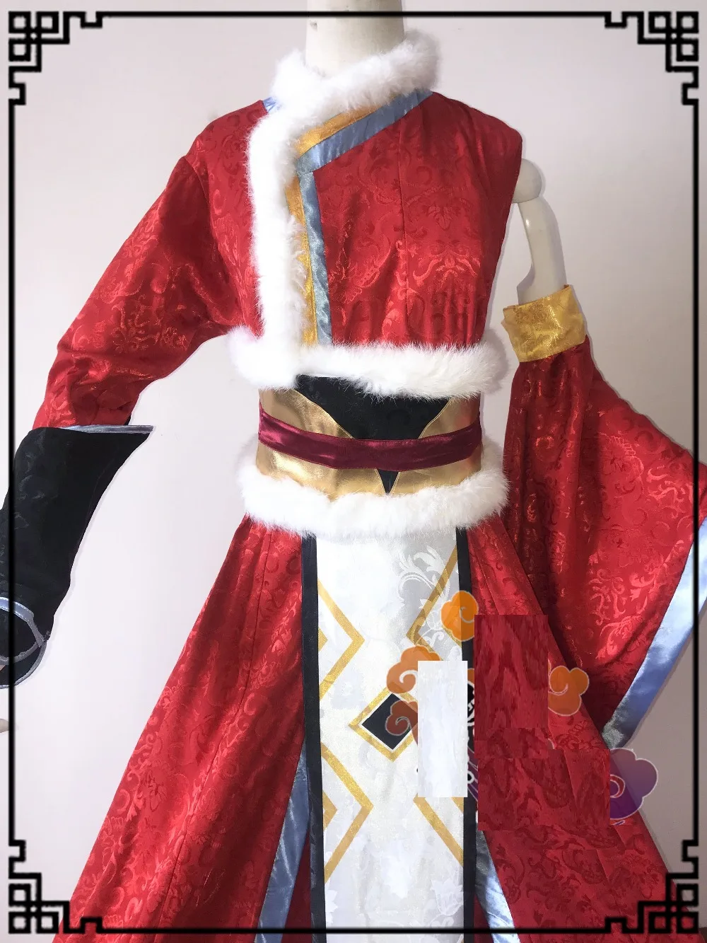 Оригинальный жаккардовый хлопковый костюм Xue Dao для косплея Hanfu компьютерных игр