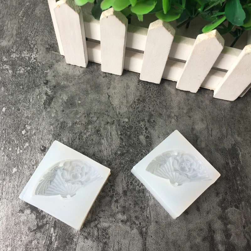 Силиконовая Гибкая подвесная форма для ручного вентилятора ювелирная резинка