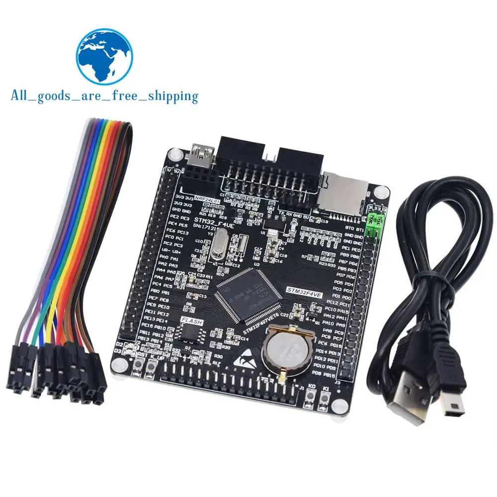TZT STM32F407VET6 макетная плата Cortex-M4 STM32 минимальная системная обучающая плата ARM основная плата