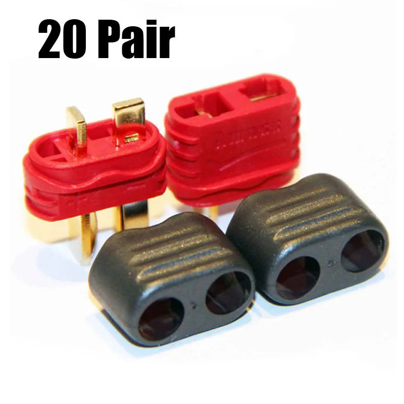 20 пар Amass T plug нескользящая высокая сила тока позолоченная женская мужская пара