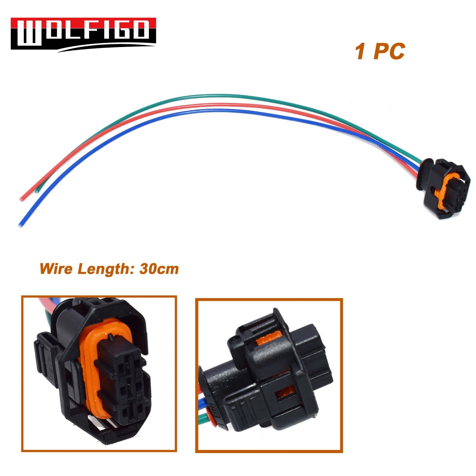 1 PC wire WOLFIGO коллектор абсолютного давления карта сенсор w/или w/o жгуты проводов Пигтейл Разъем 12591290 2133842 для Chevrolet 55573248 - Цвет: 1 PC wire