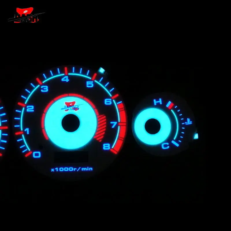 DASH EL светящийся датчик для COROLLA 1993 1997 1.6L обратное свечение белого лица голубое