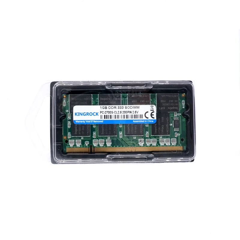 Kingrock новый герметичный DDR 333/PC 2700 1 г ноутбука Оперативная память