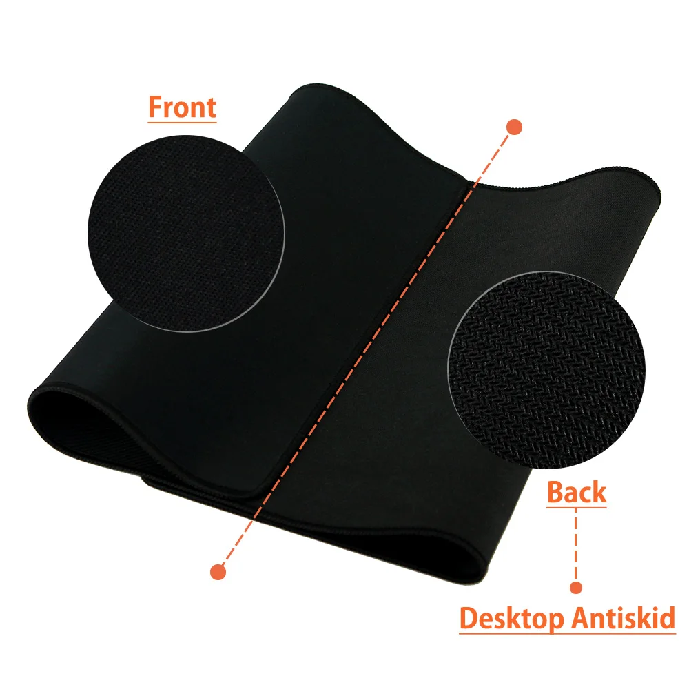 JONSNOW Large Mouse Pad Gaming XL Black Classic Computer Laptop Macbook MousePad Mat Keyboard Desk 600x300mm | Компьютеры и офис