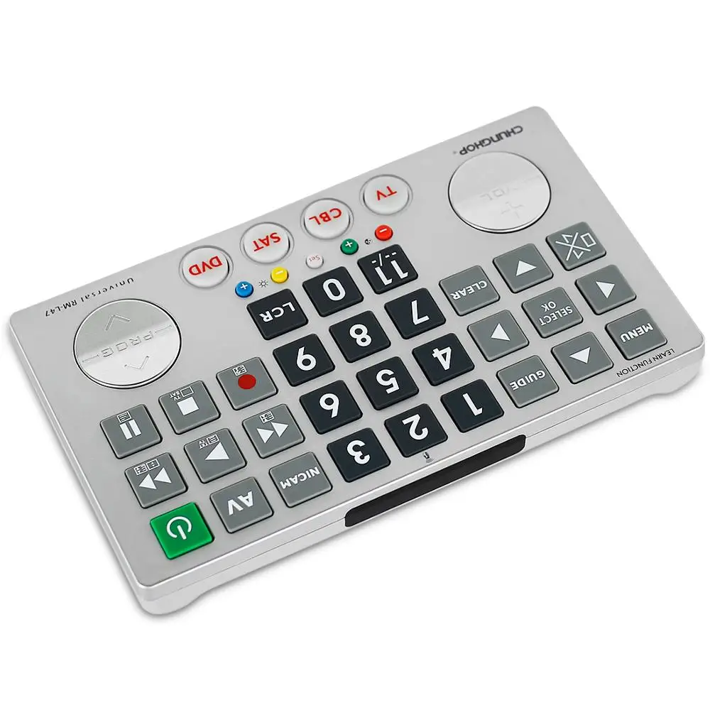 Chunghop комбинированный пульт дистанционного управления для ТВ SAT DVD CBL DVB-T AUX универсальный контроллер с кодом большой кнопкой