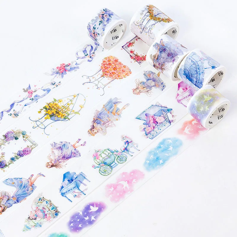 3 см/4 5 см * м Сладкий Kawaii портрет мечтательной Романтический лента Washi Скрапбукинг