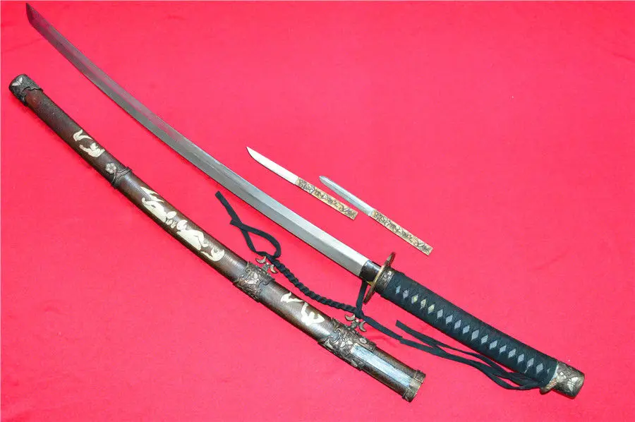 Китайская точилка Red/Army DaDao broadsмеч Machete 1090 лезвие из высокоуглеродистой стали|blade
