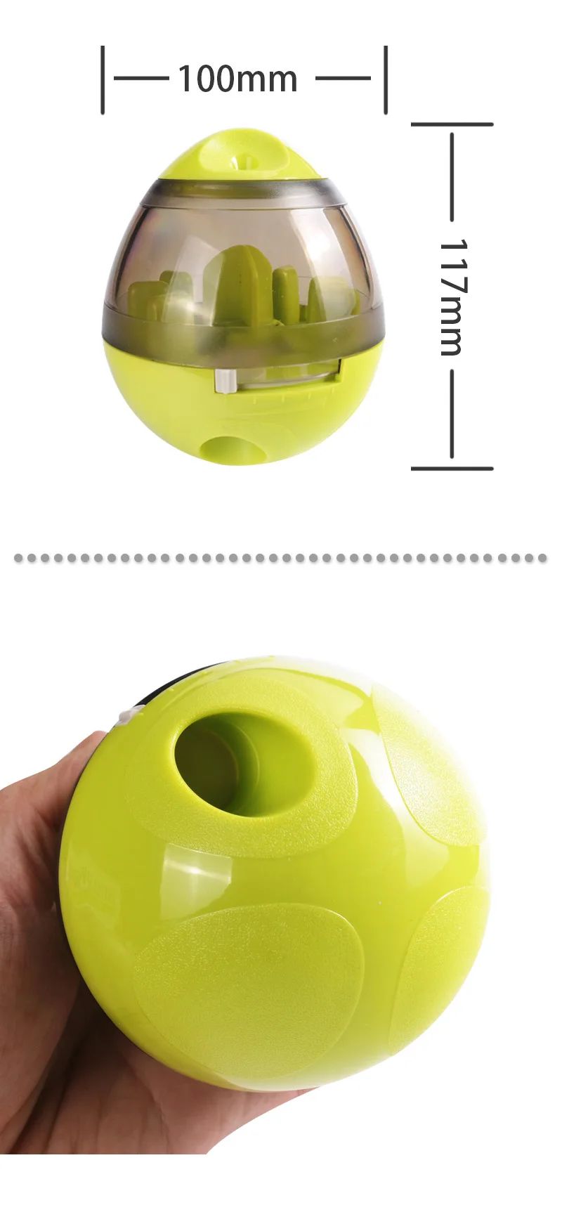 Flowgogo игрушечный мяч для питомца IQ Treat Ball Интерактивная дозирующая игрушка для собак
