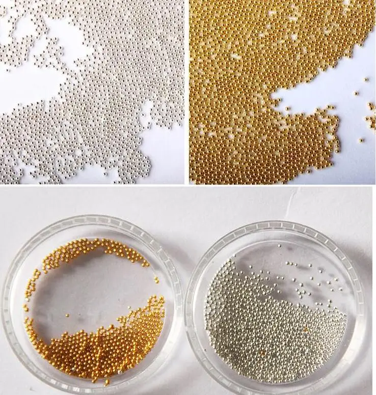 Горячий шарик для ногтей икра цвет инструменты DIY Ювелирные изделия стальные