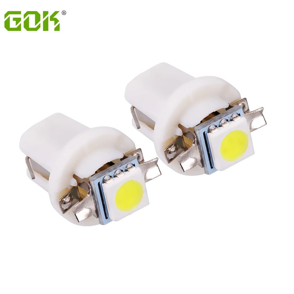 10 x T5 светодиодный светильник B8.5D Автомобильный датчик 5050 t5 SMD СВЕТОДИОДНЫЙ 1smd B8.5